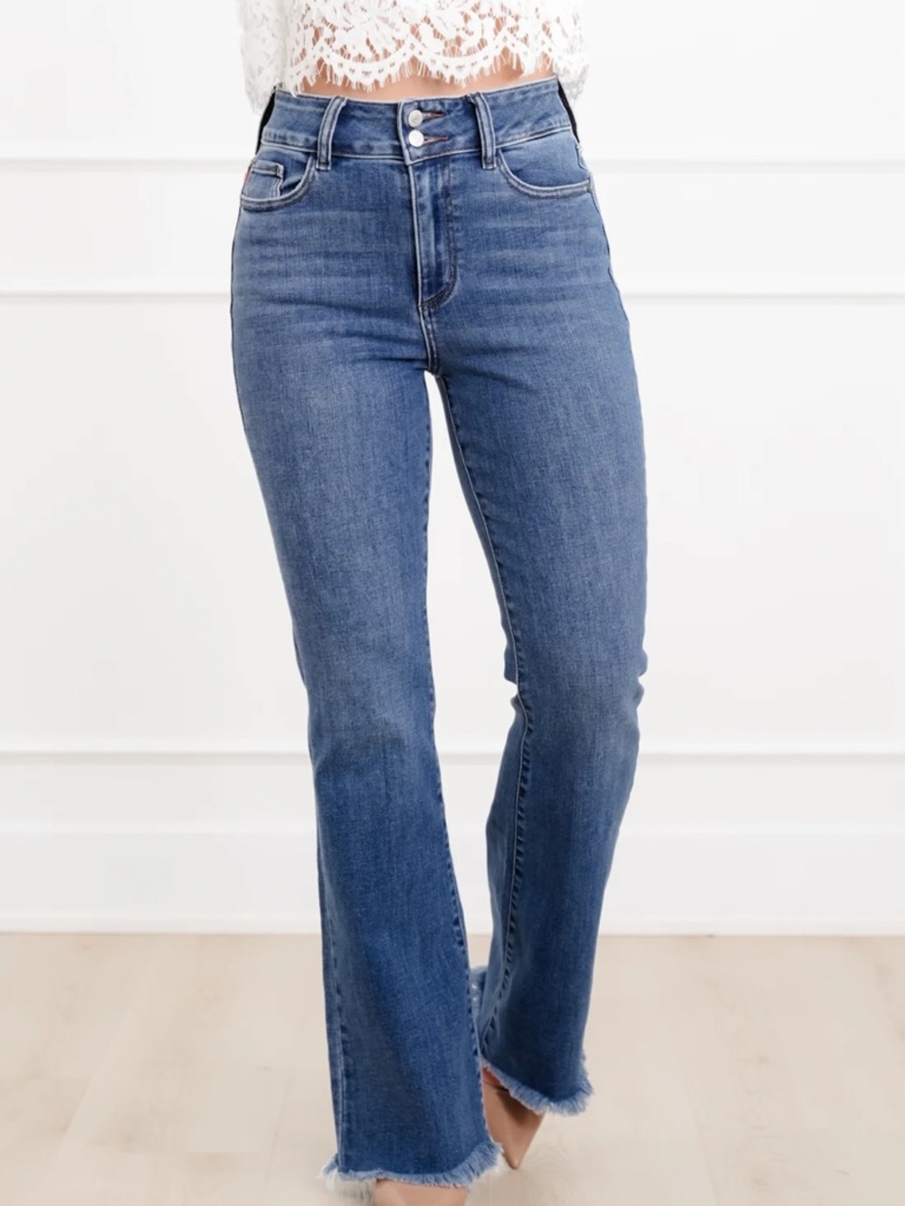 Judy Blue Medium Wash High-Rise Flare Jeans Judy Blue NWT